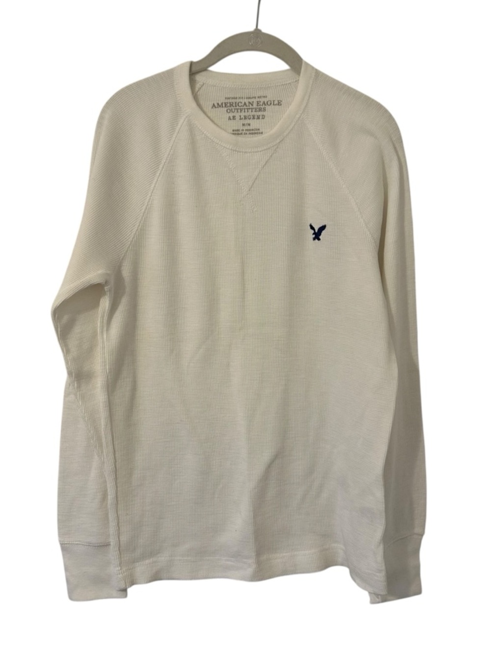 White American Eagle Outfitters Long Sleeve Top Shirt Casual Men’s Size Medium!